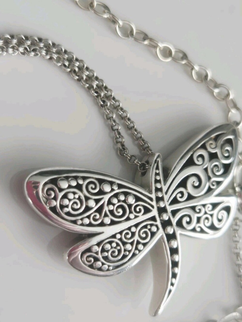 Brighton Solstice Dragonfly Necklace JL8531 Retired MSRP $58 - Picture 9 of 9